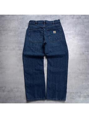 Y2K Carhartt 00s Relaxed Fit blue denim jeans